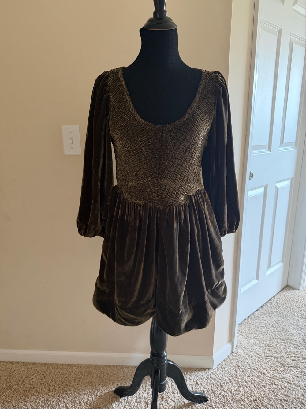Free people velvet dress